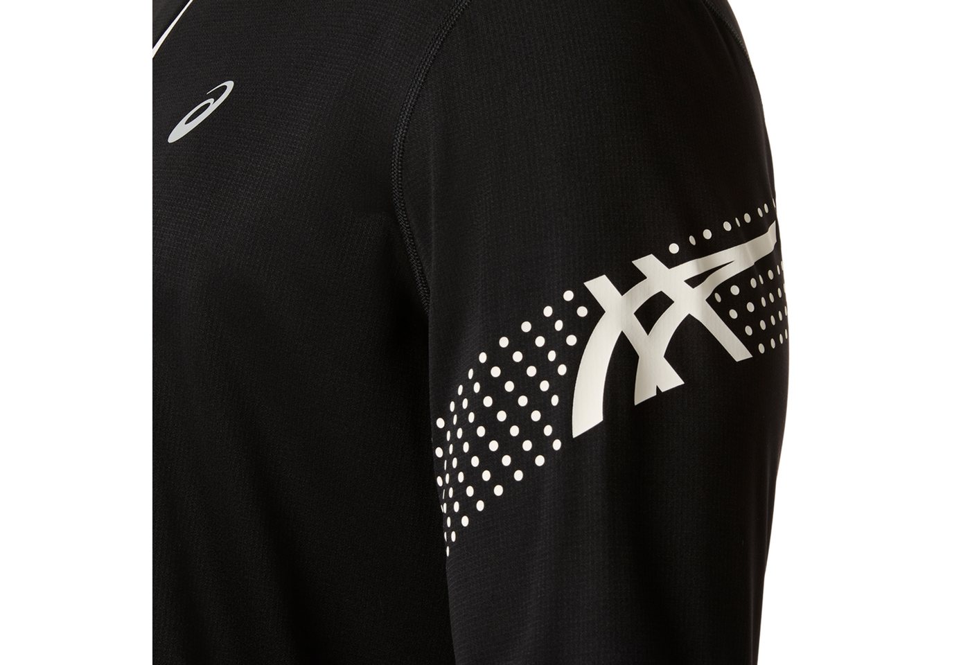 Asics Laufshirt ICON LS 1/2 ZIP TOP Schnelltrocknend, Atmungsaktiv, Reflektierend Bild 4