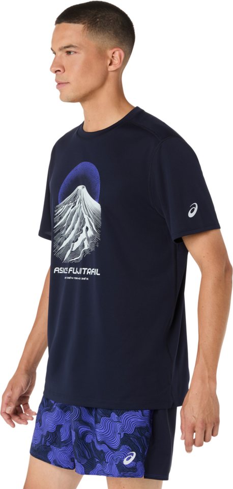 Asics Laufshirt FUJITRAIL LOGO SS TOP Schnelltrocknend, Reflektierend, Leicht Bild 2