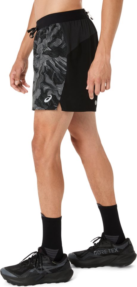 Asics Laufshorts FUJITRAIL ALL OVER PRINT 5IN SHORT ACTIBREEZE™ Technologie, Atmungsaktiv, Reflektierend Bild 4
