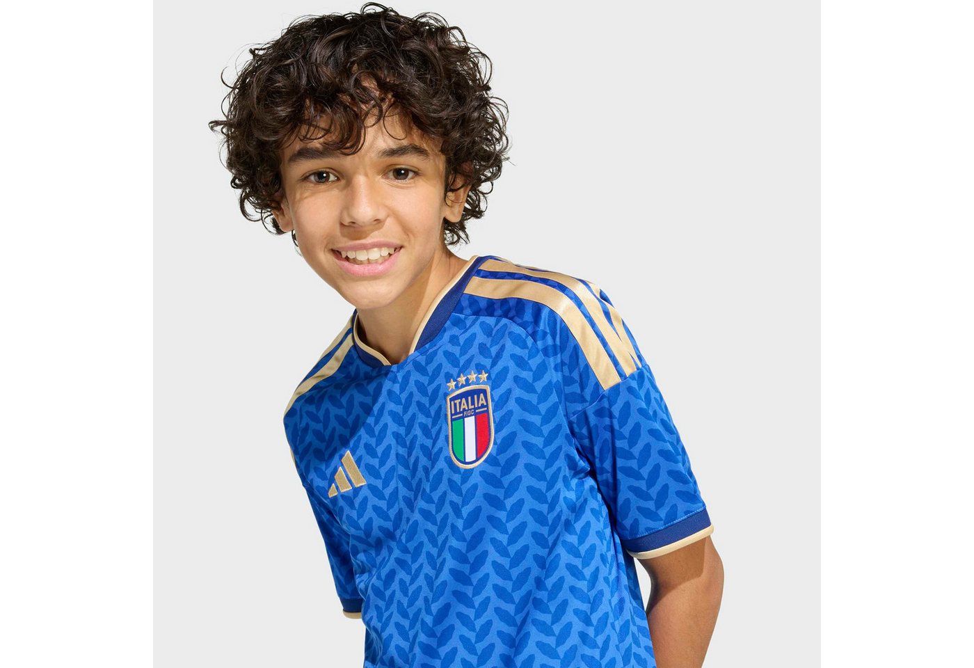 adidas Performance Fußballtrikot FIGC H JSY Y mit Climacool-Material, schmal geschnitten Bild 2