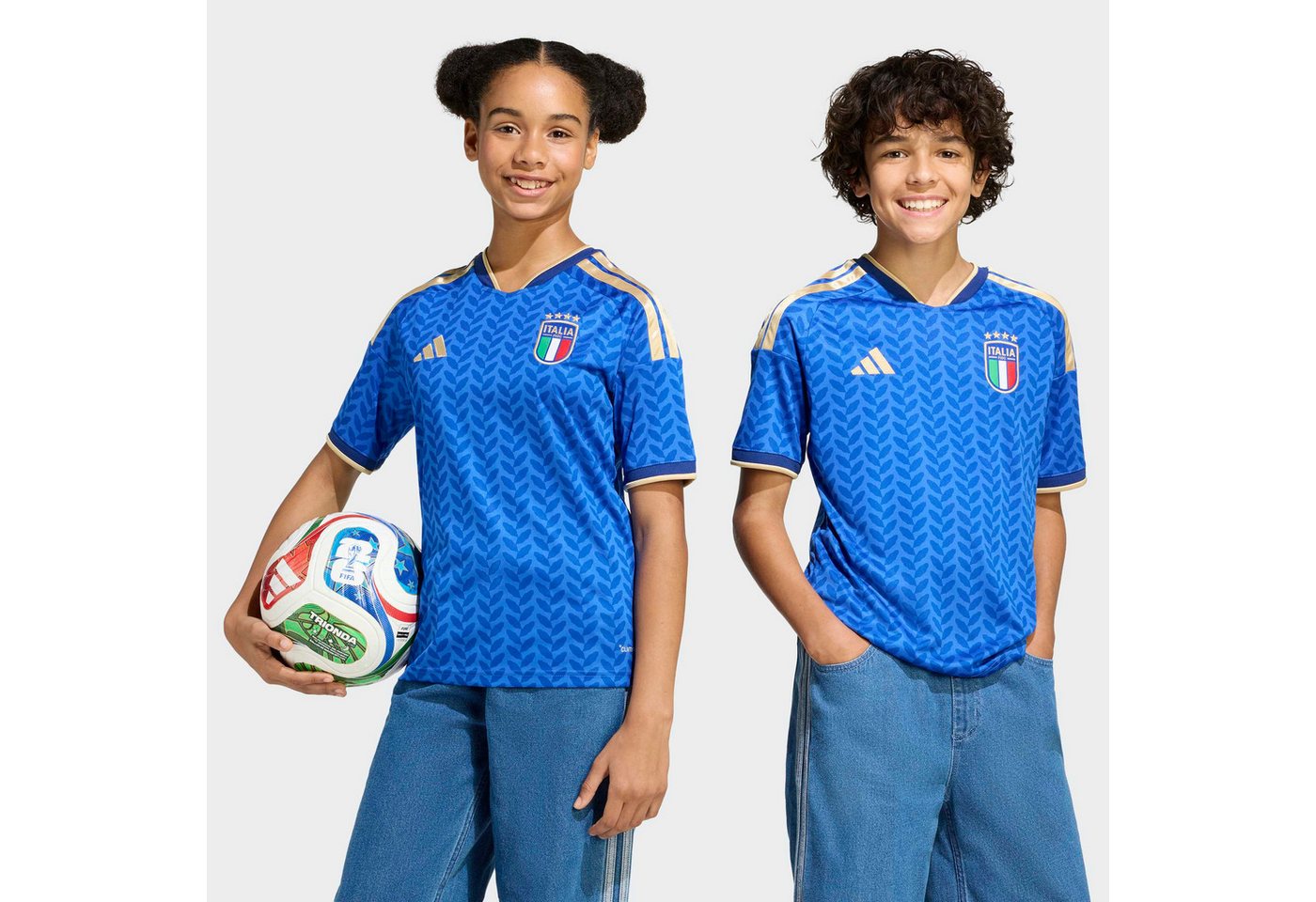 adidas Performance Fußballtrikot FIGC H JSY Y mit Climacool-Material, schmal geschnitten Bild 3
