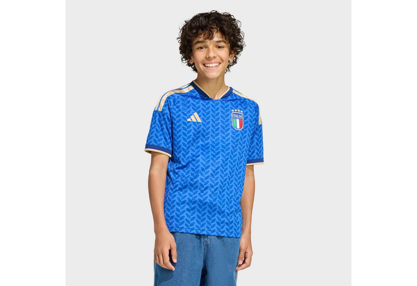 adidas Performance Fußballtrikot FIGC H JSY Y mit Climacool-Material, schmal geschnitten Bild 4