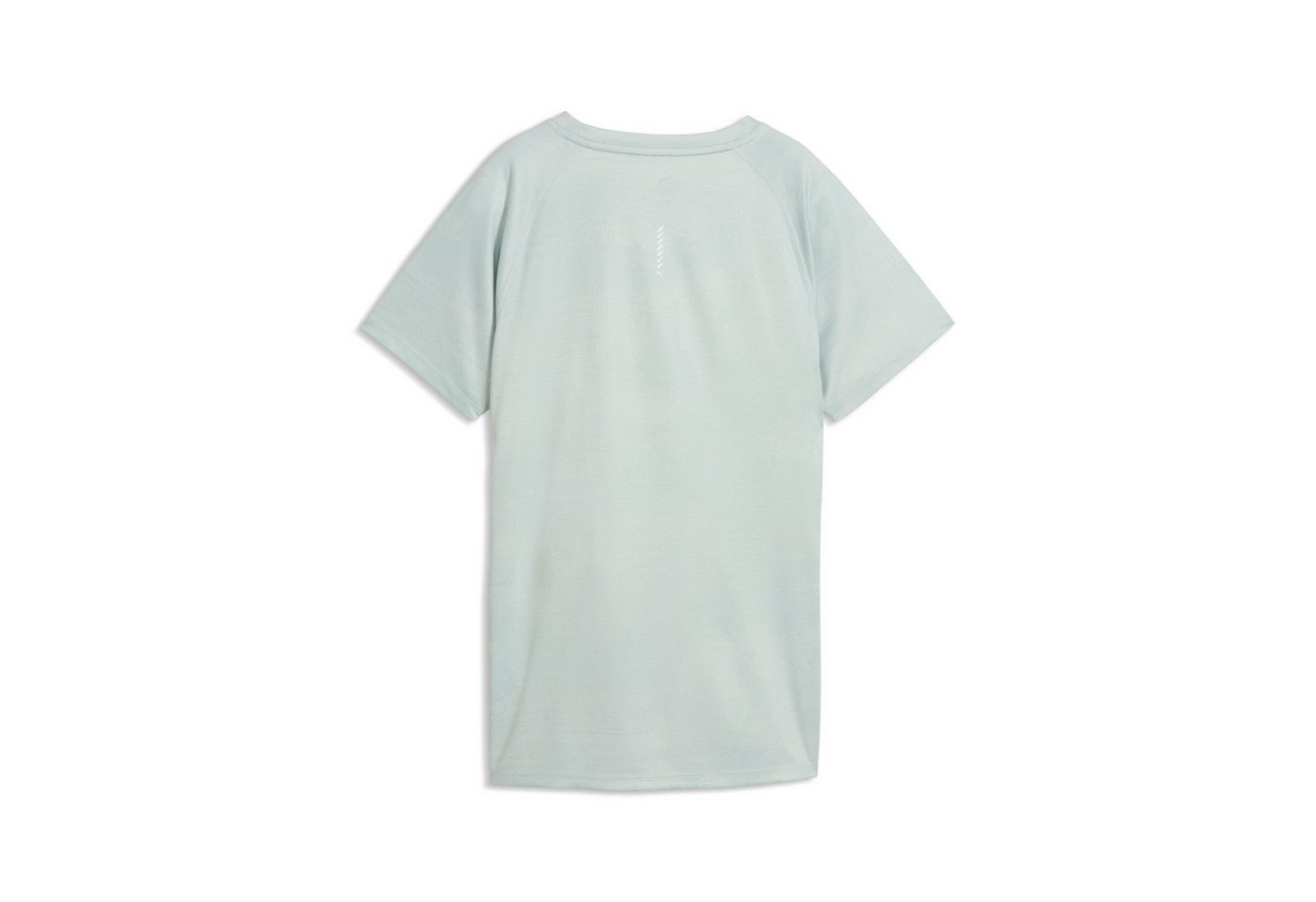 PUMA Laufshirt W RUN VELOCITY AOP TEE T-Shirt, mit Rundhalsausschnitt, mit jamaikanischem Aufdruck