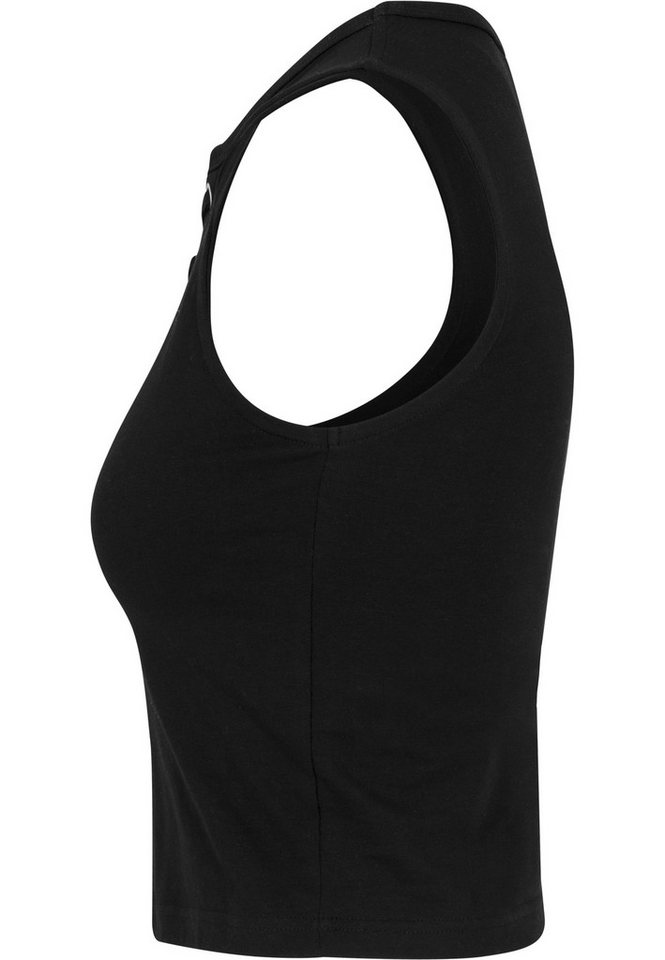 URBAN CLASSICS Yoga & Relax Shirt Urban Classics Damen Ladies Lace Up Cropped Top (1-tlg)