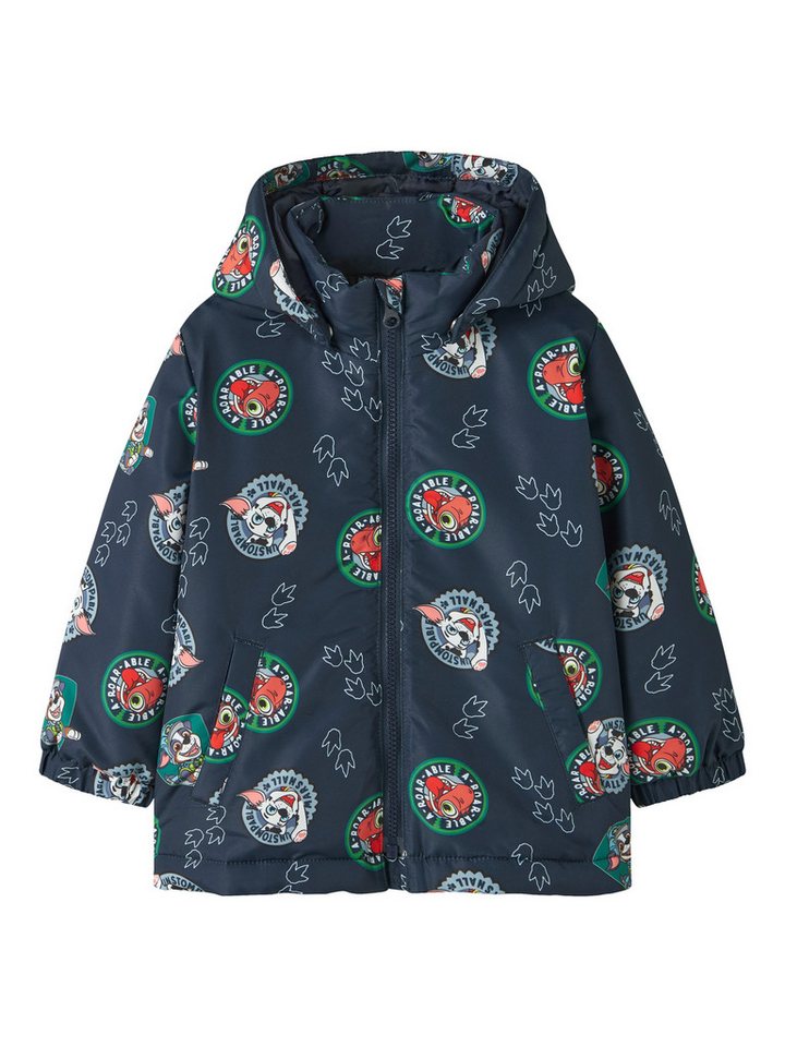 Name It Outdoorjacke NMMMAX JY JACKET PAWPATROL NOOS CPLGM Kunstfaser, wasserabweisend, abnehmbare Kapuze Bild 5