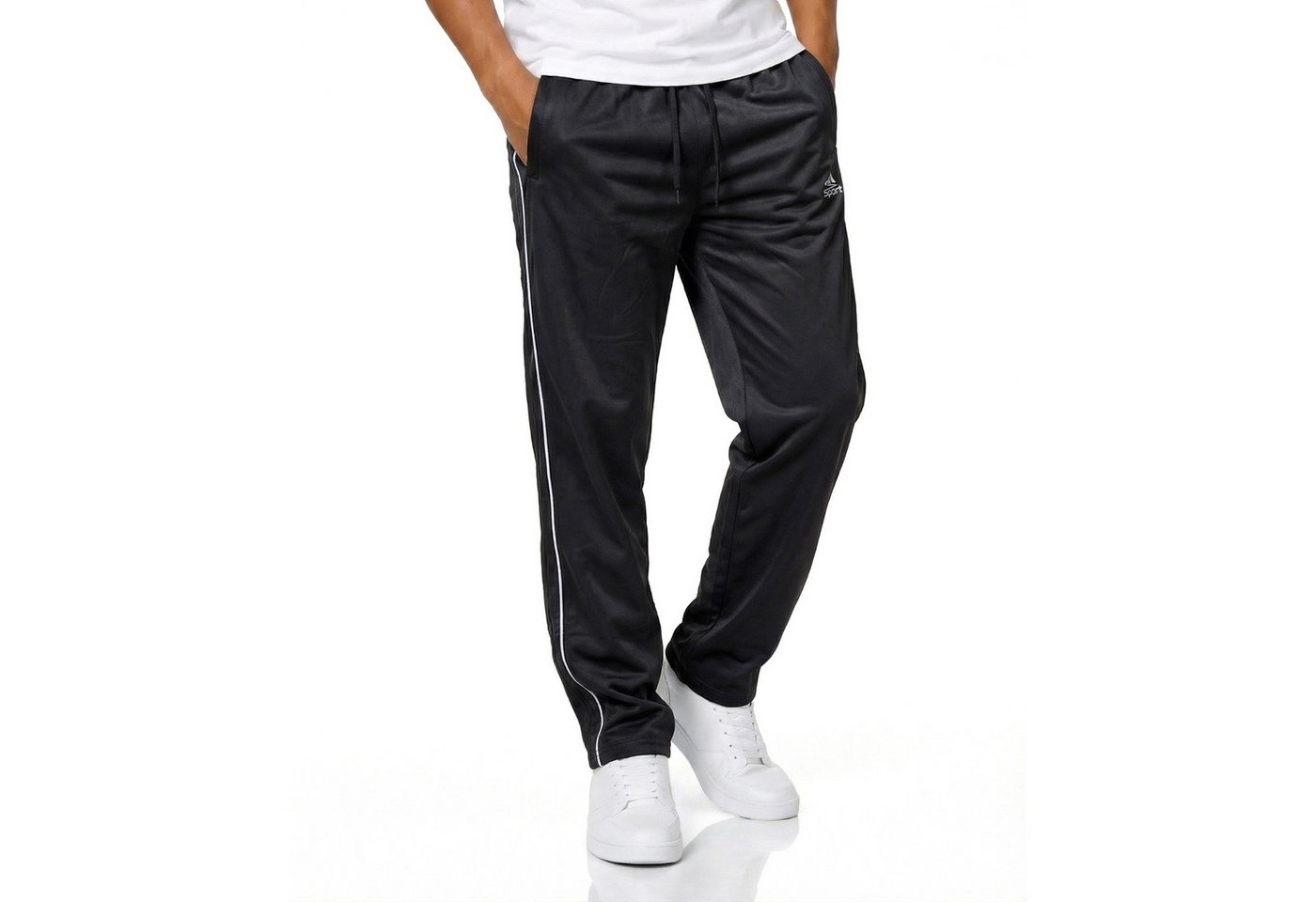iKENNAS Sporthose Herren Jogginghose Sporthose Freizeit (Sporthose H-112) Schwarz 3XL
