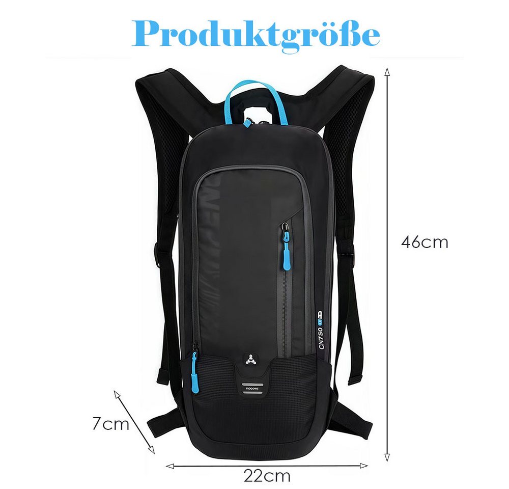 AFKSMILE Fahrradrucksack Kleiner Fahrradrucksack Trinkrucksack Wasserdicht Rucksäcke fürWandern, Sportrucksack Ultraleicht Fahrrad Rücksack für Klettern Fahrradfahren