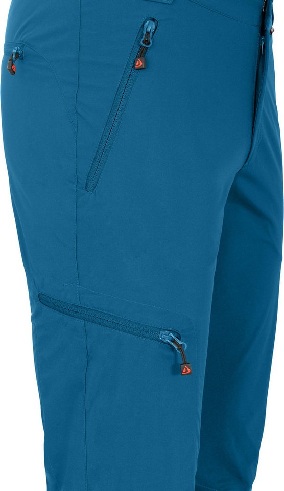 Bergson Outdoorhose KALLE COMFORT Herren Softshellhose, winddicht, strapazierfähig, Kurzgrößen, Saphir Bild 5