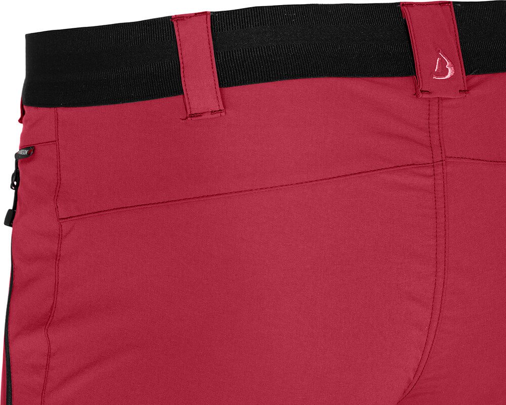 Bergson Outdoorhose ARRESÖ COMFORT (slim) Herren Wanderhose, leicht, strapazierfähig, Langgrößen, rot Bild 3