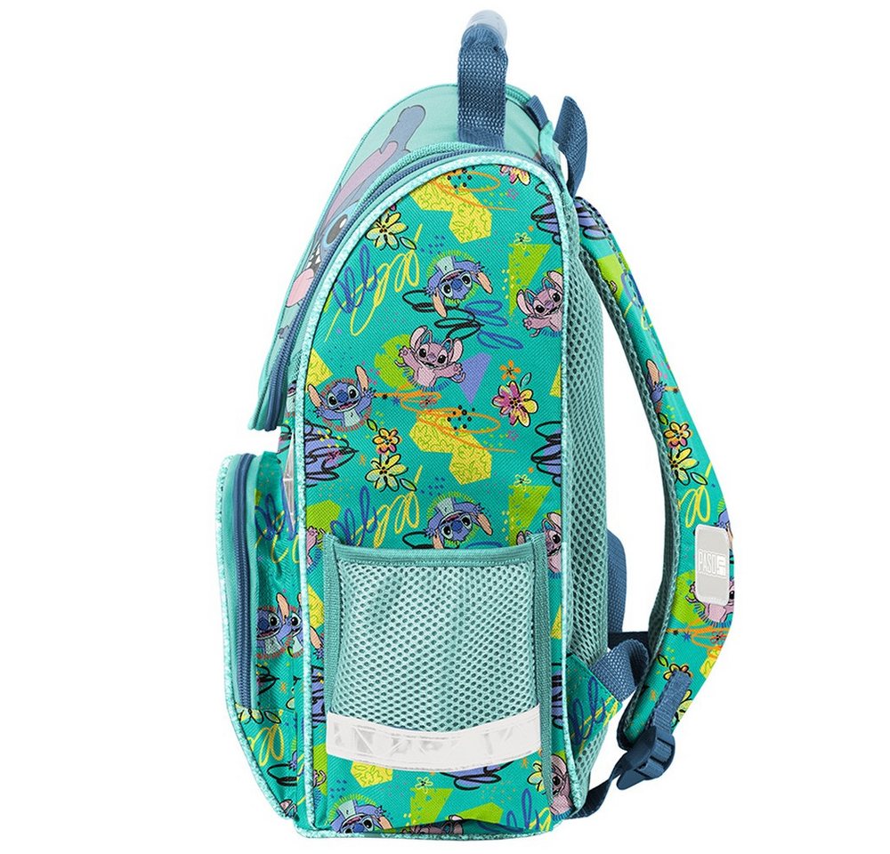 PASO Schulrucksack (Schulset, 11-tlg), Lilo & Stitch Mega Set XXL 11-teilig – Grün Bild 2