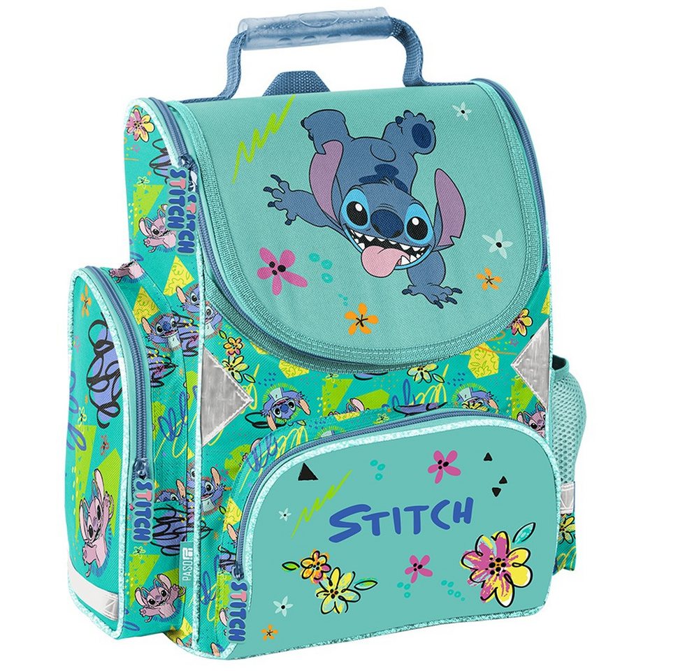 PASO Schulrucksack (Schulset, 11-tlg), Lilo & Stitch Mega Set XXL 11-teilig – Grün Bild 3