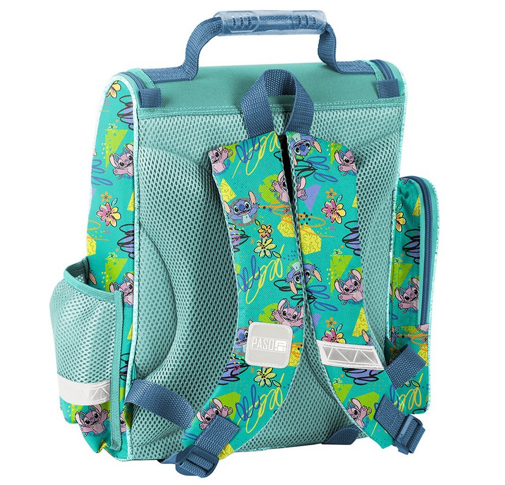 PASO Schulrucksack (Schulset, 11-tlg), Lilo & Stitch Mega Set XXL 11-teilig – Grün Bild 4