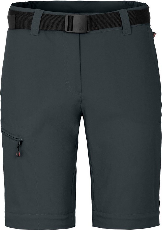 Bergson Outdoorhose NARRABEEN Doppel Zipp-Off Damen Wanderhose, vielseitig pflegeleicht, Normalgrößen, dunkel grau Bild 3