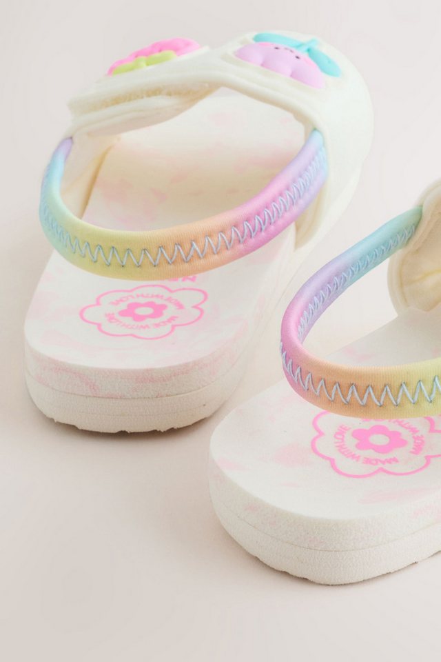 Next Slider Sandale mit elastischem Riemen Badepantolette
