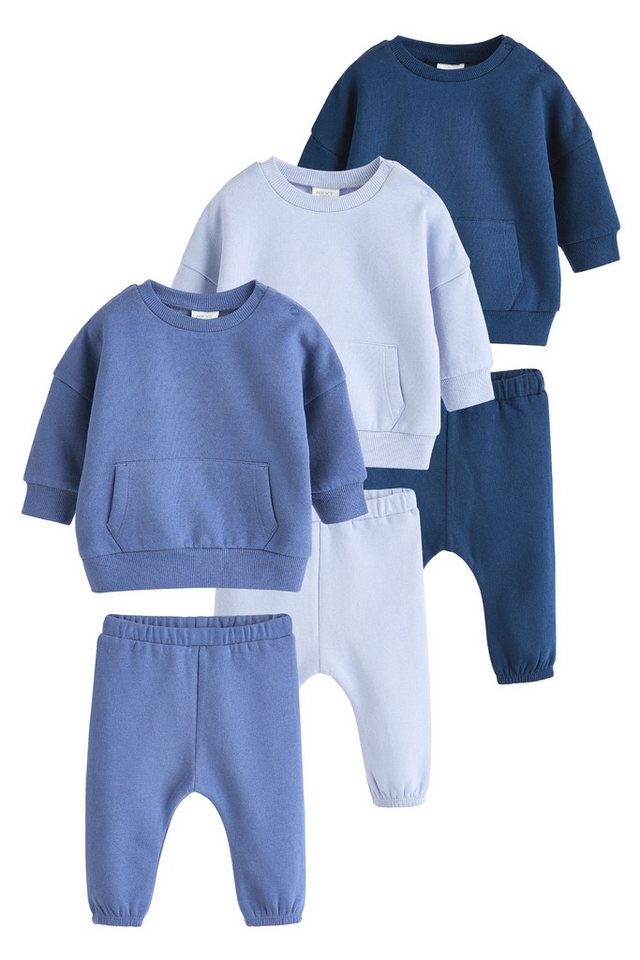 Next Sweatanzug Baby Sweatshirt und Jogginghose, 6-teiliges Set (6-tlg) Bild 3
