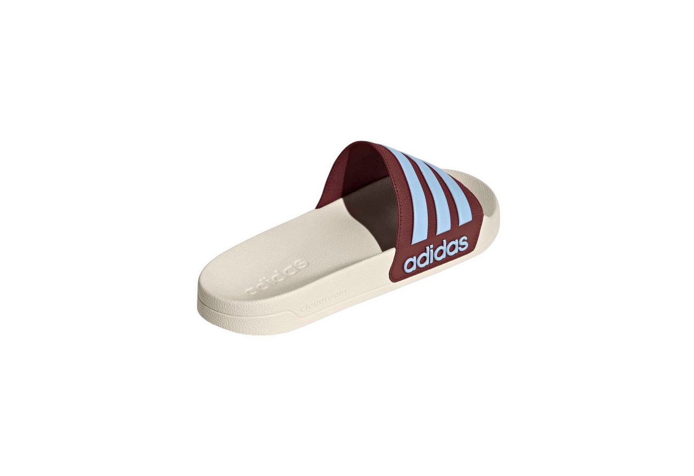 adidas Performance Adilette Shower 3-Streifen creamweiss/weinrot Herren Badeschuh