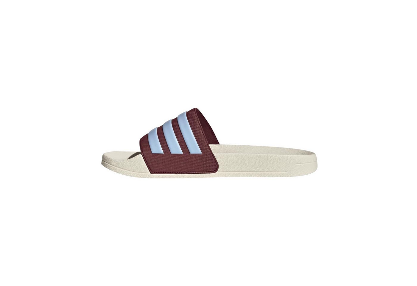 adidas Performance Adilette Shower 3-Streifen creamweiss/weinrot Herren Badeschuh Bild 5