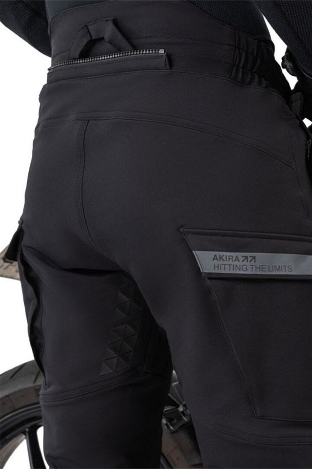 SHIMA Motorradhose Akira Motorrad Textilhose Knieprotektoren enthalten Bild 4