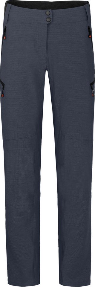 Bergson Fahrradhose VALLI Damen Radhose, robust, elastisch, Kurzgrößen, grau/blau Bild 2
