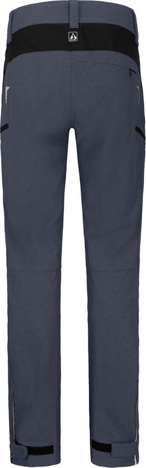 Bergson Fahrradhose VALLI Damen Radhose, robust, elastisch, Kurzgrößen, grau/blau Bild 4