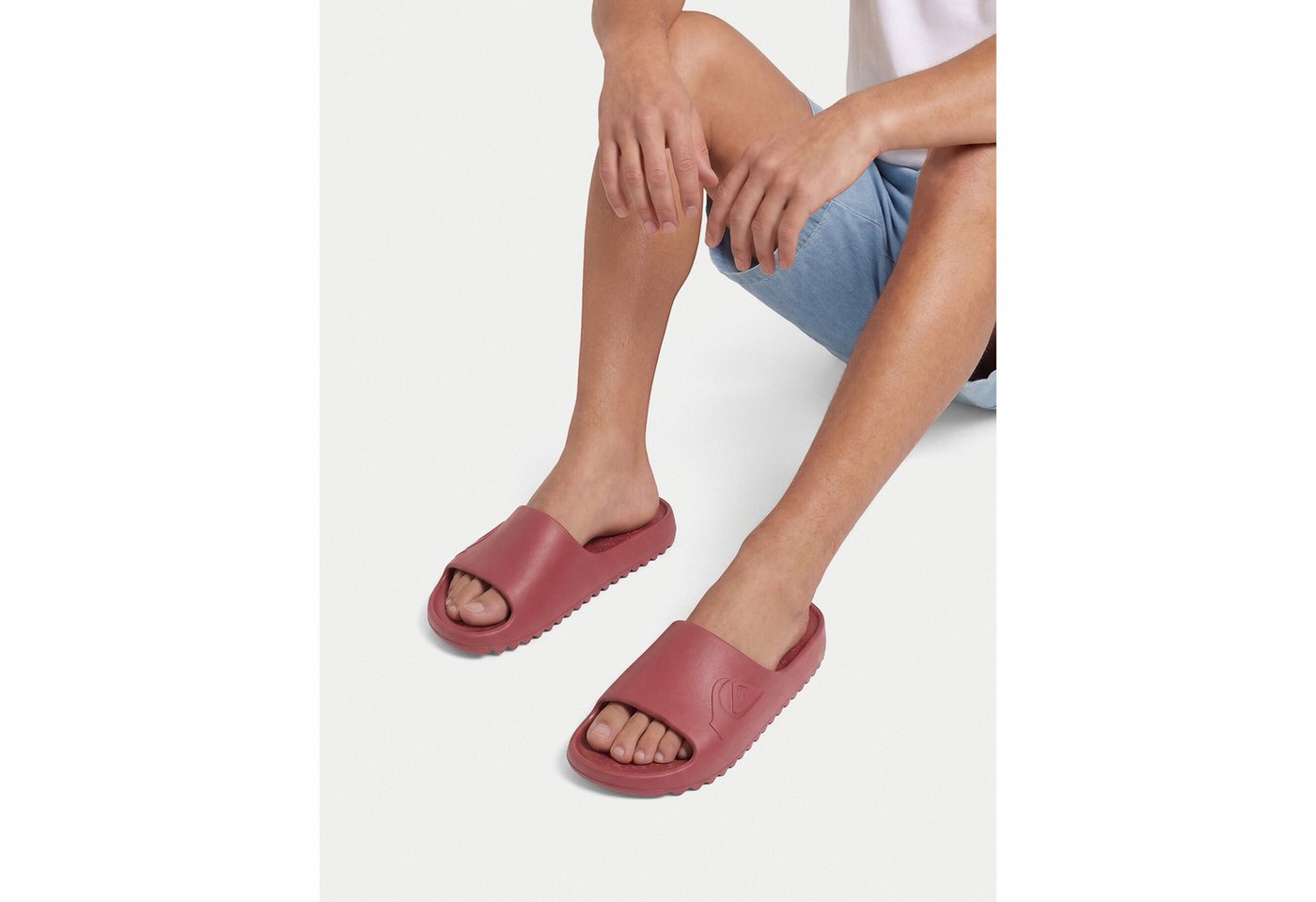Quiksilver Quiksilver Herren-Flip-Flops in Burgunderrot Badepantolette Bild 3