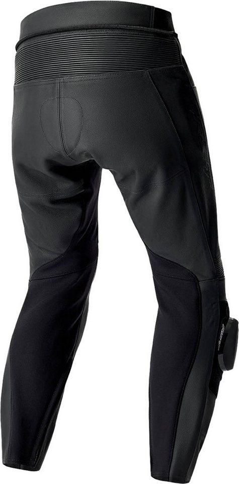 RST Motorradhose S1 D3O perforierte Motorrad Lederhose Verbindungsreißverschluss,Hüftprotektoren enthalten,Knieprotektor