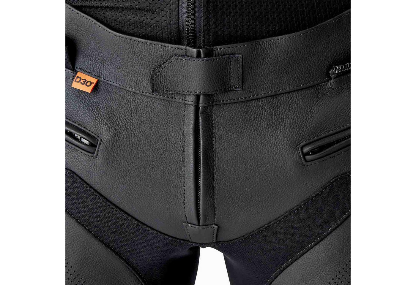 RST Motorradhose S1 D3O perforierte Motorrad Lederhose Verbindungsreißverschluss,Hüftprotektoren enthalten,Knieprotektor Bild 2