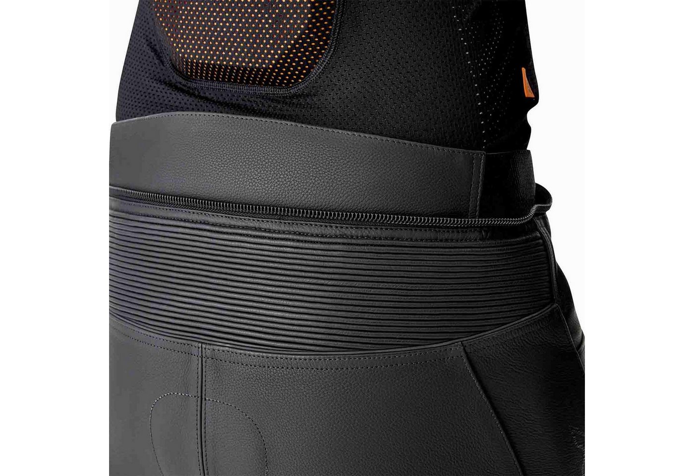 RST Motorradhose S1 D3O perforierte Motorrad Lederhose Verbindungsreißverschluss,Hüftprotektoren enthalten,Knieprotektor Bild 5