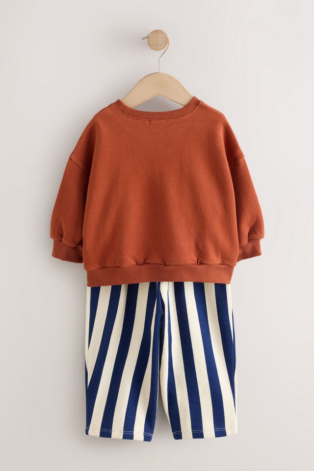 Next Sweatanzug Sweatshirt und Leggings mit Barrel-Bein im Set (2-tlg) Bild 3
