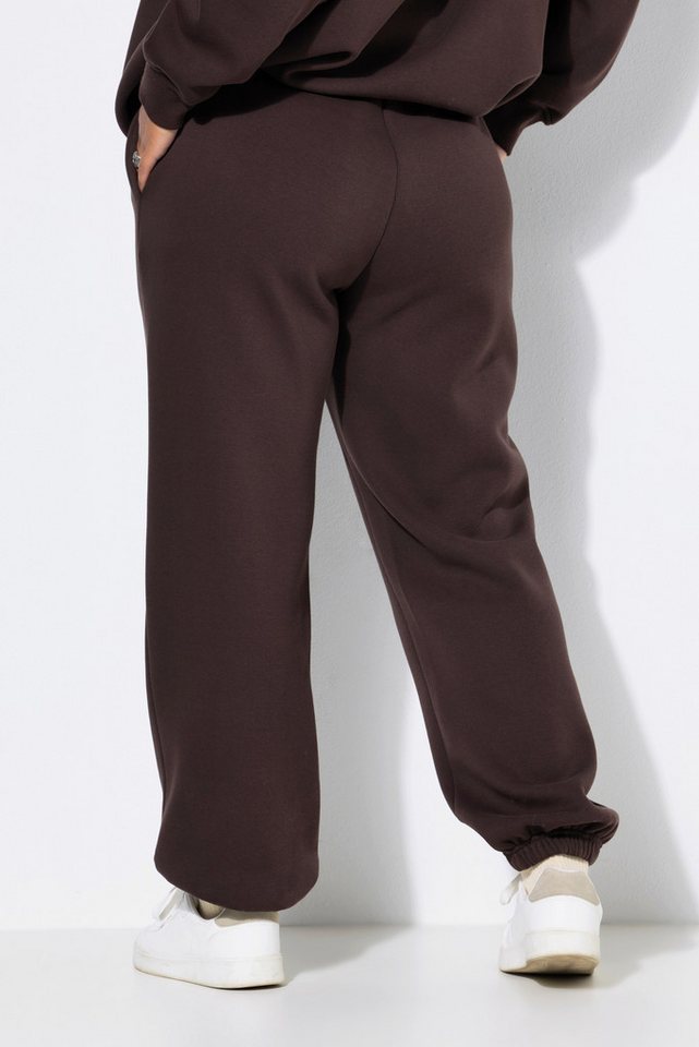 Studio Untold Funktionshose Jogginghose Wide Legs Sweat Elastikbund