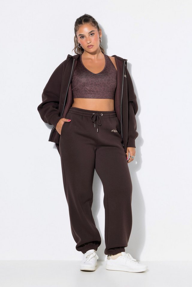 Studio Untold Funktionshose Jogginghose Wide Legs Sweat Elastikbund Bild 2