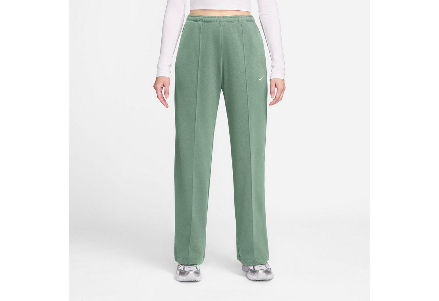 Nike Trainingstights W NSW OFFLN CHLL FT OH MR PANT STEAM/STEAM/SAIL Bild 3
