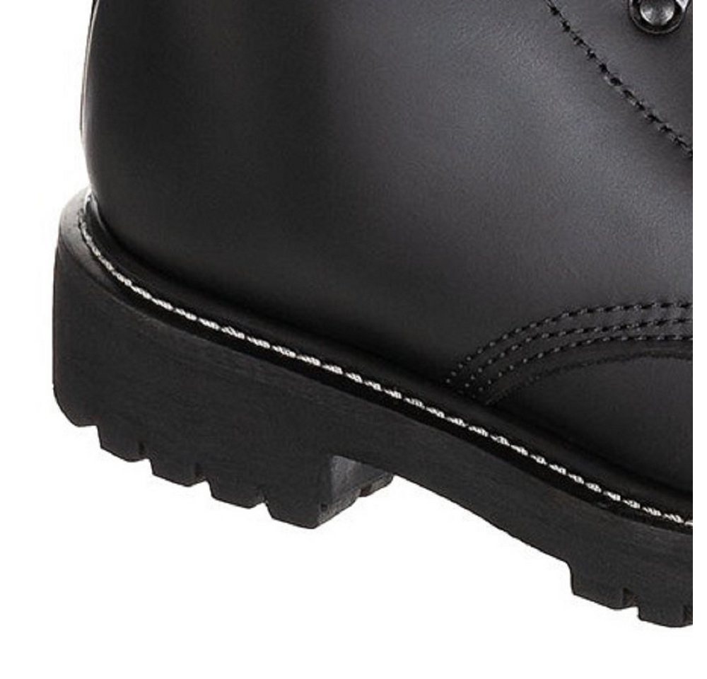MFH Kampfstiefel,schwarz,Volleder, gute Ausführung, Lederfutter - 46 Stiefel