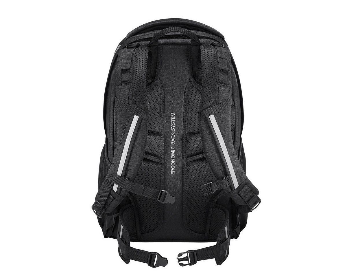 coocazoo Schulranzen Schulrucksack-Set EVERY Midnight Black 2-teilig (2-teilig), ergonomisch, rückenschonend, Leichtgewicht Bild 3