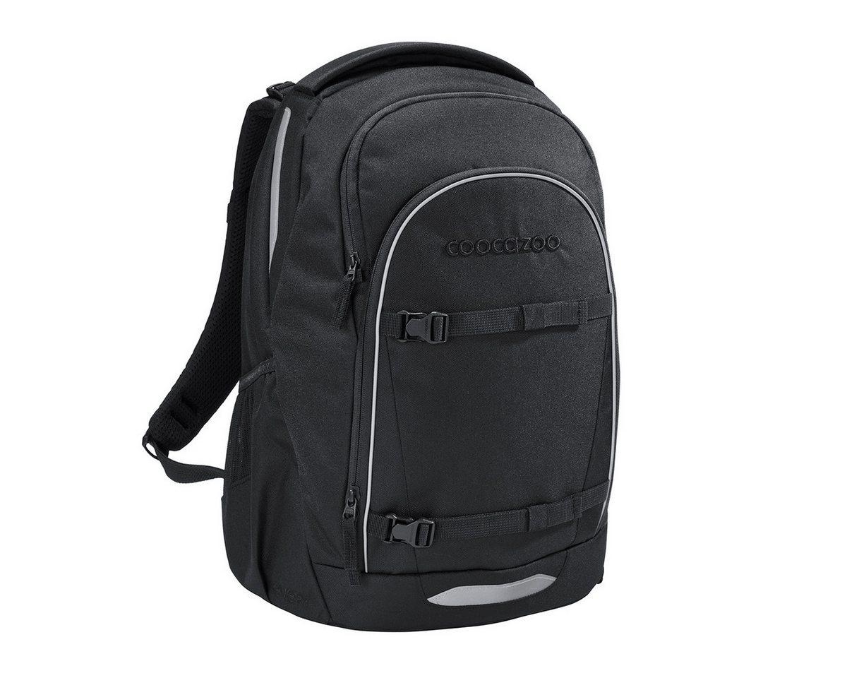 coocazoo Schulranzen Schulrucksack-Set EVERY Midnight Black 2-teilig (2-teilig), ergonomisch, rückenschonend, Leichtgewicht Bild 4