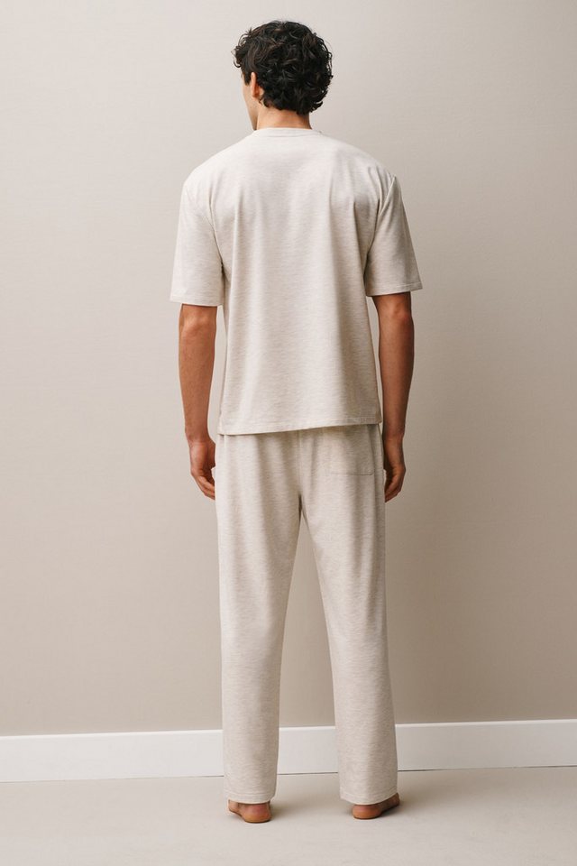 Next Sweatanzug Weiches, leichtes T-Shirt und Jogginghose im Set (2-tlg) Bild 5