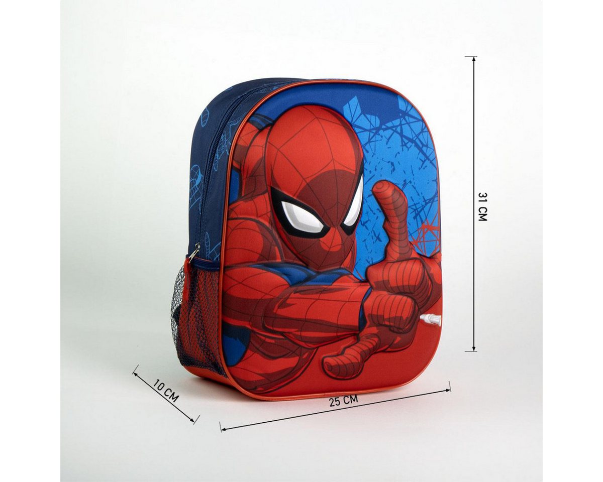Spiderman Kinderrucksack Kinder Rucksack 3D Kindergartenrucksack Freizeitrucksack Bild 2