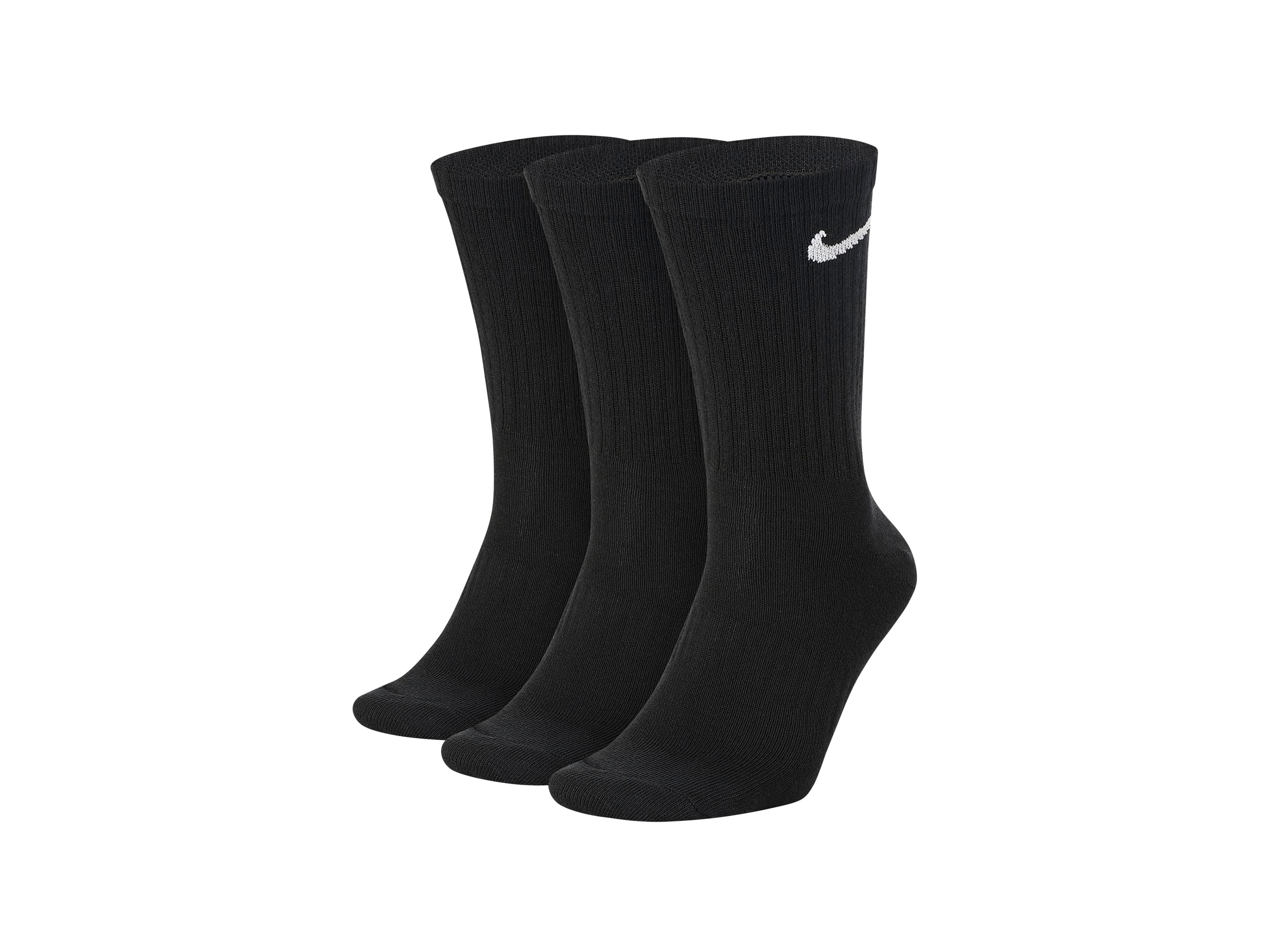 NIKE Sportsocken »Cushioned Crew«, 3 Stück (Schwarz, 43-46)