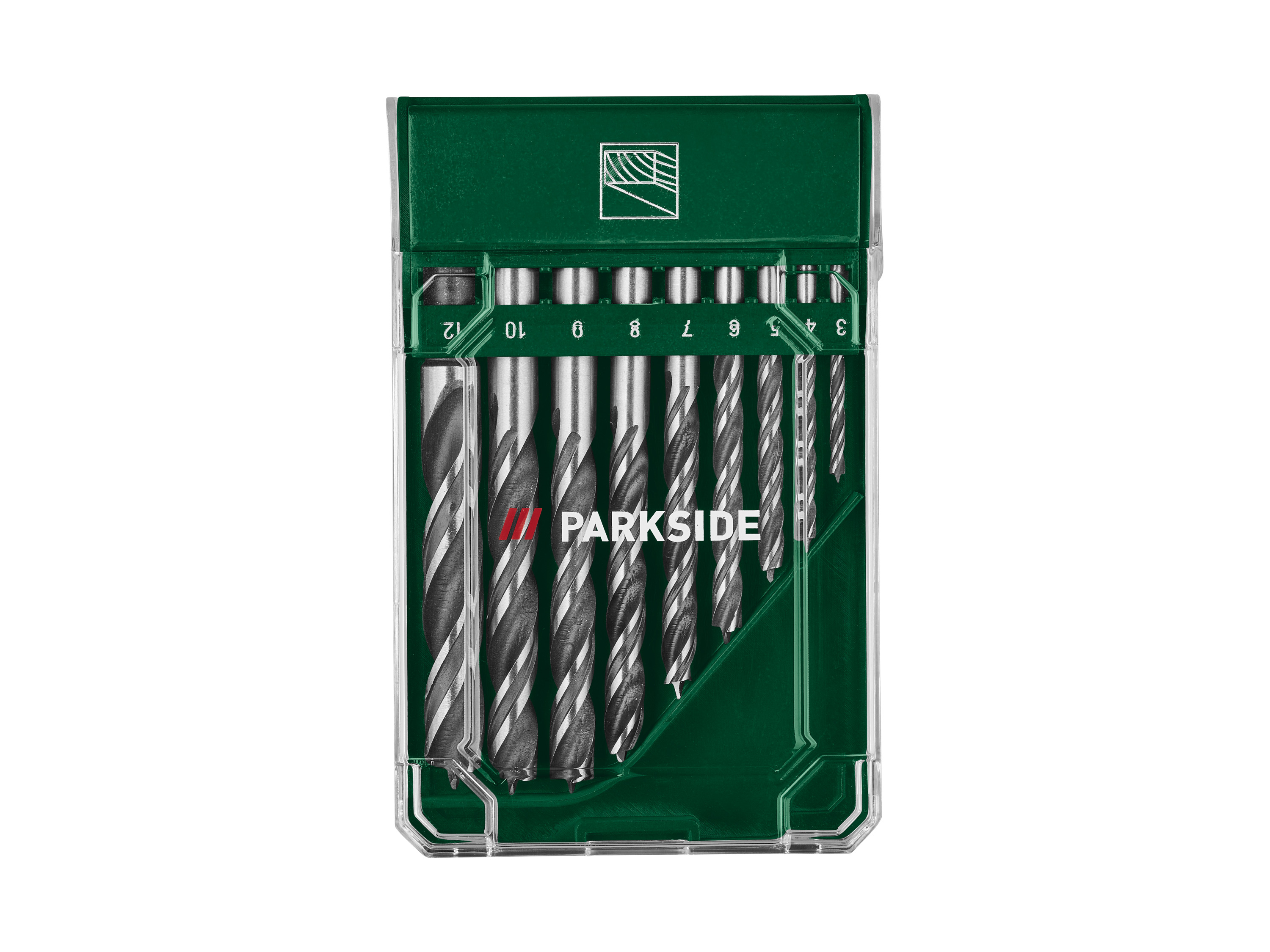 PARKSIDE® HSS-Multifunktionsbohrer-Set / Steinbohrer-Set / Holzbohrer-Set / SDS-Bohrer-Set (Holzbohrer-Set 9tlg.) Bild 3