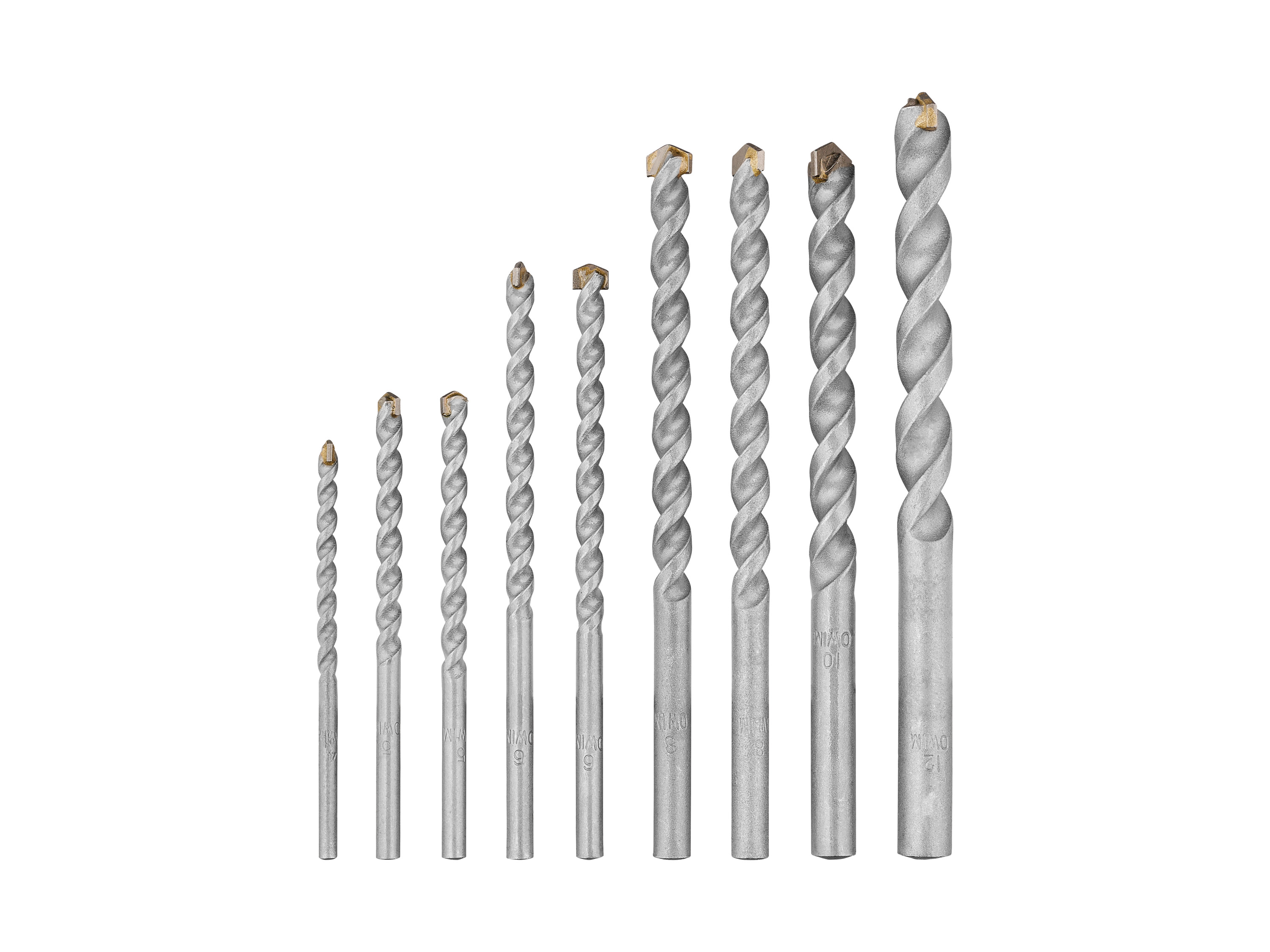 PARKSIDE® HSS-Multifunktionsbohrer-Set / Steinbohrer-Set / Holzbohrer-Set / SDS-Bohrer-Set (Steinbohrer-Set 9tlg.) Bild 2