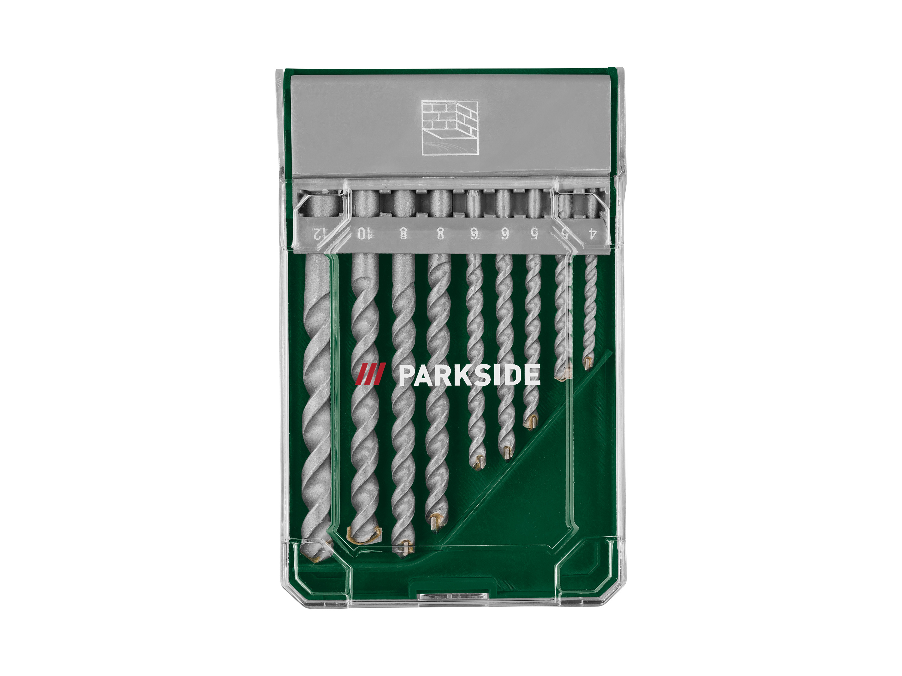 PARKSIDE® HSS-Multifunktionsbohrer-Set / Steinbohrer-Set / Holzbohrer-Set / SDS-Bohrer-Set (Steinbohrer-Set 9tlg.) Bild 3