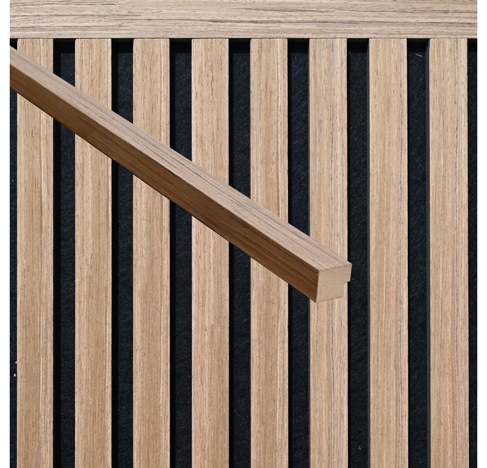 HOME DELUXE Abschlussleiste für Akustikpaneel ENDO Oiled Oak - 80 cm - Menge: 5 Bild 3