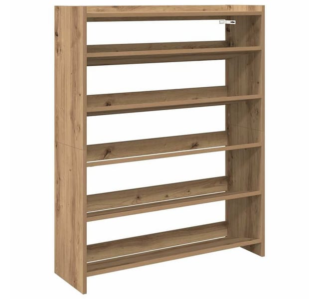 vidaXL Schuhregal Artisan-Eiche 80x25x100 cm Holzwerkstoff 859904