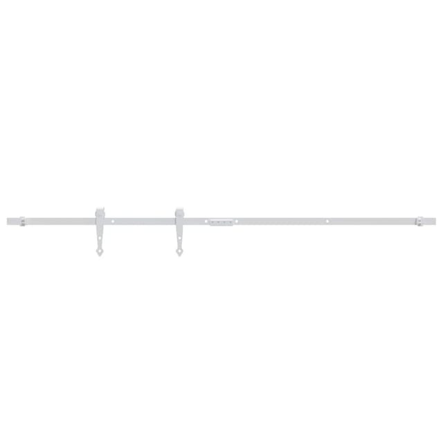 vidaXL Mini Schiebetürbeschlag Set für Schranktüren Carbonstahl 152 cm 151700
