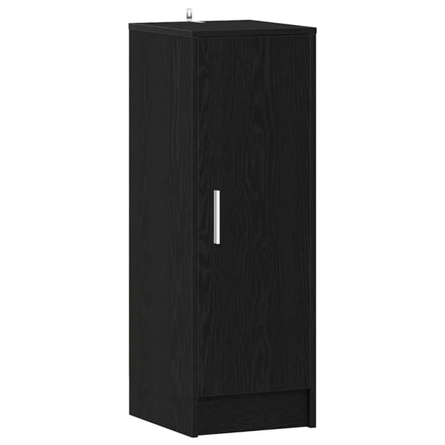 vidaXL Schuhschrank Schwarze Eiche 32 x 35 x 92 cm Holzwerkstoff 862685