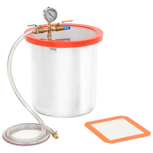 vidaXL Vakuumkammer Edelstahl 18,9 L 143867