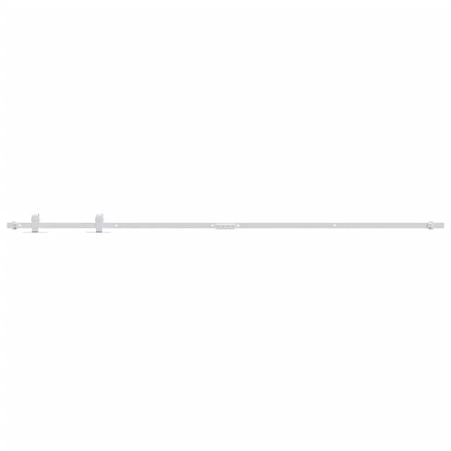 vidaXL Mini Schiebetürbeschlag Set für Schranktüren Carbonstahl 200 cm 151695