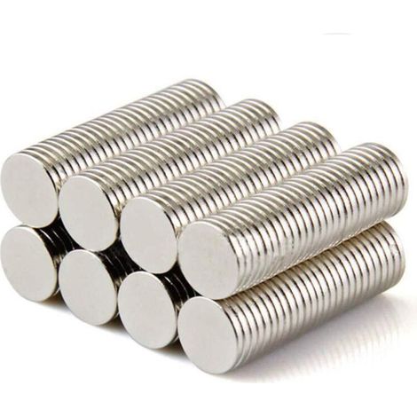 Packung Mit 100 Neodym-magneten N42 – Maximale Belastung 1 Kg – 10 Mm Stahlplatte – Betriebstemperatur 80 °c – Für Modellbau Und Heimwerkerprojekte