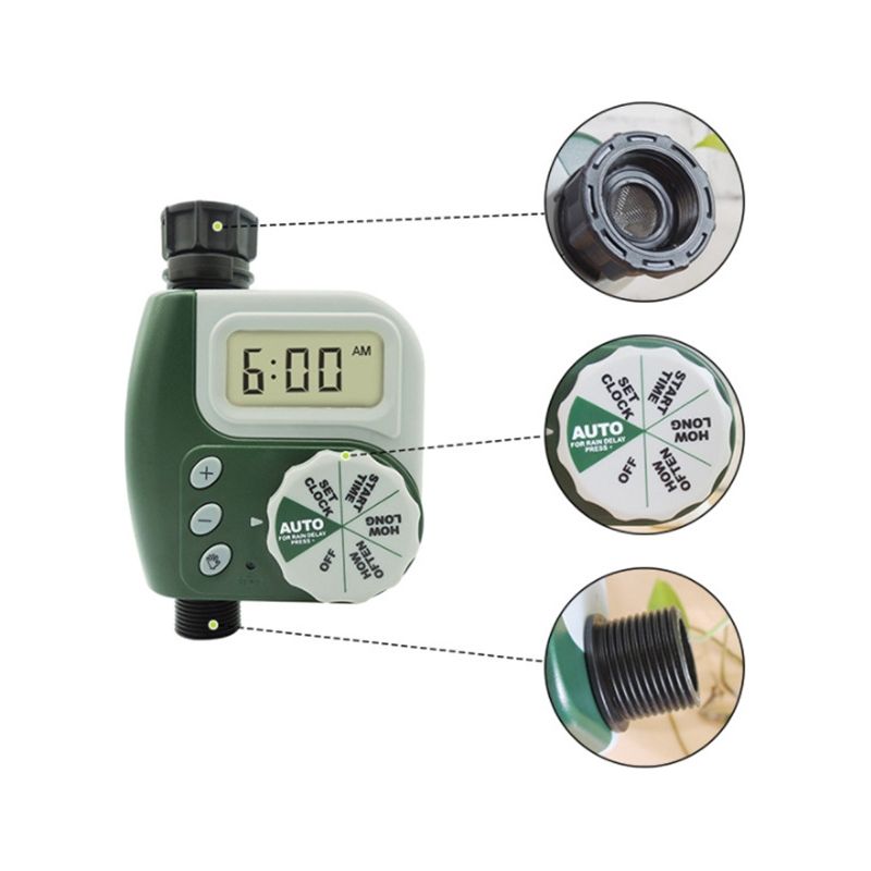 Intelligenter Automatischer Gartensprenger Mit Automatischer Bewässerungszeitschaltuhr.