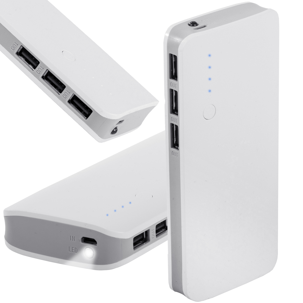 Powerbank 10.000 Mah 3 Usb (100)